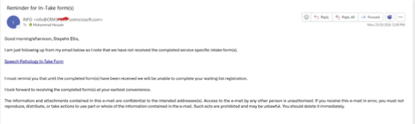 NDIS Intake Form