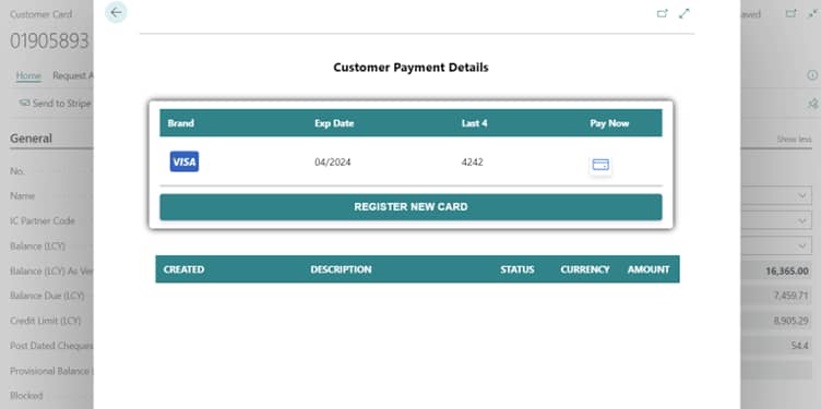 Stripe Integration with Business Central