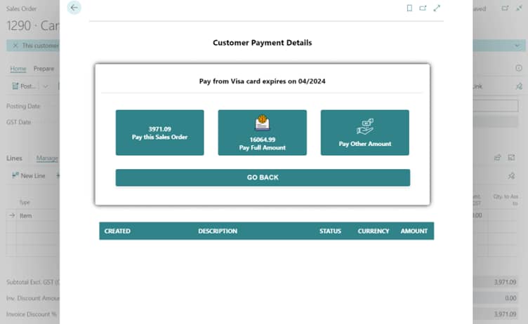 Stripe Integration with Business Central