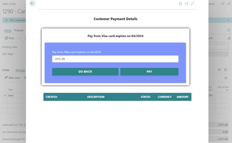 Stripe Integration with Business Central